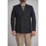 Kadir Büyükkaya Kruvaze Erkek CEKET-KAX5234W - 6 Drop - Koyu Lacivert - 58