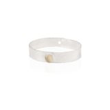 Kadir Jewellery 925 Ayar Gümüş Kaplama El İşçiliği Zirkon Taşlı Kadın Kelepçe Bilezik