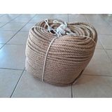 Kadir Tarım Jüt Halat Hasır Halat 5 mm Kendir Halat Ip Dekoratif Jüt Doğal Halat - 25 metre