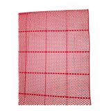 Kadir Tarım PVC KARE PASPAS 90 X 50 CM KIRMIZI BANYO KAYMAZ YER ZEMİN MATI