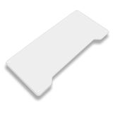 Kado Harici Klavye Kaldırma Yükseltici Akrilik, Buzlu Yüzey Şeffaf, Minimum Yükseklik Dizüstü Mekanik Klavye 40%/60%/65%/70% Kapak Standı Tutucu MacBook Air/Pro 13"/14"/15"/16" için yapılmıştır