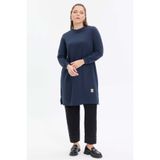 KADO OUTLET Basic Rahat Kalıp Uzun Kadın Tunik