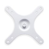 Kado Taşınabilir Monitör Montaj Adaptörü Braketi Plakası Beyaz, 1/4 "Vida Deliği 100x100mm 75x75mm, M4 Vida Seti Duvara Montaj Kolu Montaj Evrensel, Masaüstü Monitör Portre Modu için Tripod Kamera