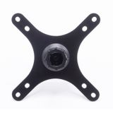 Kado Taşınabilir Monitör Montaj Adaptörü Braketi Plakası Siyah, 17mm Top Başkanı 100x100mm 75x75mm, M4 Vida Seti Duvara Montaj Kolu Montaj Evrensel, Masaüstü Monitör Portre Modu için Tripod Kamera