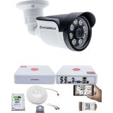 Kadraj 1 Kameralı Set - 5mp Sony Seculensli 1080P Ahd, 8 Warm Led, Colorvu Gece Renkli Görüş, Full Hd