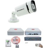 Kadraj 1'li Güvenlik Ip Kamera Seti - 4mp Dış Mekan Kamera H42, 3.6mm Lens, H.265, Poe, Warm Ir Gece Görüşü, 9 Kanal Nvr, 4 Port Poe Switch, 320GB Hdd,