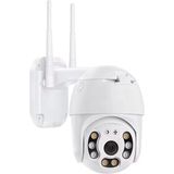 Kadraj 4mp 2k Ip Speed Dome Kamera - Akıllı Takip, Ptz, Gece Görüşlü, Kablosuz Wifi, Açık Alan Gözetim - Beyaz