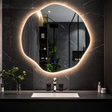 Kael Günışığı Led'li Lavabo & Banyo Aynası (Dokunmatik Sensörlü) - Gün Işığı Ledli - 60 x 60