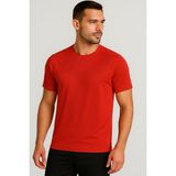Kaelaurean Erkek Performans Spor Tişört Hızlı Kuruyan Esnek ve Dayanıklı Kumaş Nem Emici Spor T-Shirt - Kırmızı
