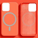 KaeMoon İphone 12 Uyumlu Üst Kalite Kablosuz Şarja Uygun Şeker Renk Kılıflar (Turuncu)