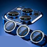 KaeMoon İphone 14/14Pro/14Plus/14Promax Uyumlu Renkli,Taşlı Ve Tam Lens Koruyucular (İPHONE 14 TAŞLI MAVİ)