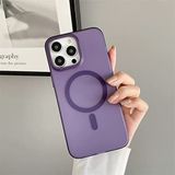 KaeMoon İphone 14/14PRO/14PROMAX Magsafe Uyumlu Üst Kalite Sararma Yapmayan Kablosuz Şarja Uygun Kılıf (14 MOR)