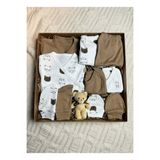 KAENCO 10 Parça Yeni Doğan Hastane Çıkışı & Hoş Geldin Bebek Seti (Hediye Kutulu & Ayıcıklı) – Babyshower