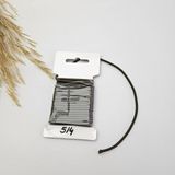 Kaf Kumaş 3 mm Yuvarlak Yumuşak Lastik Ip 5 mt | Bel Paça Don Lastiği | Aksesuar Lastiği - Haki