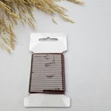 Kaf Kumaş 3 mm Yuvarlak Yumuşak Lastik Ip 5 mt | Bel Paça Don Lastiği | Aksesuar Lastiği - Kahverengi