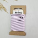 Kaf Kumaş 3 mm Yuvarlak Yumuşak Lastik İp 5 mt | Bel Paça Don Lastiği | Aksesuar Lastiği - Pudra