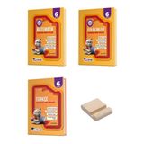 Kafa Dengi 6. Sınıf Matematik Fen ve Türkçe Etkinlikli Ders Föyleri 3lü Set + Telefon Standı