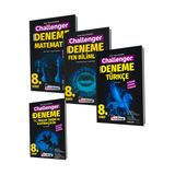 Kafa Dengi 8.Sınıf LGS Challenger Matematik Fen ve İnkılap Tarihi Türkçe Deneme Seti (4 Kitap)