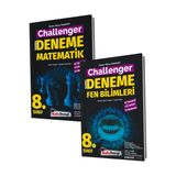 Kafa Dengi 8.Sınıf LGS Challenger Matematik ve Fen bilimleri Branş Deneme seti (2 Ders)