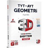 Kafa Dengi Yayınları 3D Yayınları Tyt Ayt Geometri Video Destekli Defter