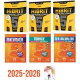 Kafa Dengi Yayınları 5.sınıf Hibrit Mat-Tür-Fen + Mozaik 5.sınıf Mat-Tür-Fen Soru Bankaları Set Ayıcık Fiş Tutucu Hediye