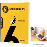 Kafa Dengi Yayınları 6. Sınıf Matematik Soru Bankası 2024-2025 (Priz Tutucu Hediye)