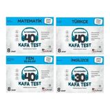Kafa Dengi Yayınları 8.Sınıf LGS Matematik - Türkçe - Fen - İngilizce Kafa Test Seti 4 Kitap 2023