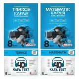Kafa Dengi Yayınları 8.Sınıf LGS Türkçe Matematik Kafa Soru - Test Seti 4 Kitap 2023