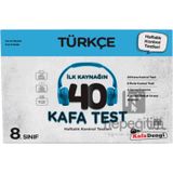 Kafa Dengi Yayınları 8. Sınıf Türkçe İlk Kaynağın 40 Kafa Test
