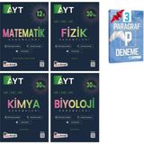 Kafa Dengi Yayınları AYT 12'li Matematik 30'lu Fizik Kimya ve Biyoloji Deneme