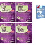 Kafa Dengi Yayınları AYT Extra Fizik 1-2 Kitap Kimya ve Biyoloji Soru Bankası