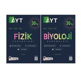 KAFA DENGİ YAYINLARI AYT SAYISAL (Fizik+Biyoloji) BRANŞ DENEMELERİ (2 Kitap)