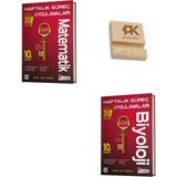 Kafa Dengi Yayınları Kafa Dengi 10. Sınıf Matematik ve Biyoloji Haftalık Süreç Denemeleri + Telefon Standı