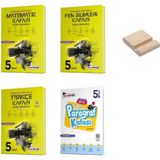 Kafa Dengi Yayınları Kafa Dengi 5. Sınıf Matematik Fen Türkçe ve Paragraf Kafası Soru Bankası 4lü Set + Telefon Standı