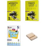Kafa Dengi Yayınları Kafa Dengi 5. Sınıf Matematik Türkçe ve Paragraf Kafası Soru Bankası 3lü Set + Telefon Standı