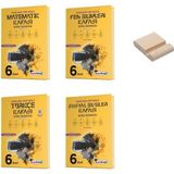 Kafa Dengi Yayınları Kafa Dengi 6. Sınıf Matematik Fen Türkçe ve Sosyal Kafası Soru Bankası 4lü Set + Telefon Standı