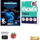 Kafa Dengi Yayınları Kafa Dengi 8.challenger Fen ve 8b Türkçe Seti Kronometre Hediye