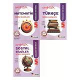 Kafa Dengi Yayınları Kafadengi 2026 5. Sınıf Matematik + Türkçe + Sosyal Optimax Soru Bankası Setiseti 3 Kitap
