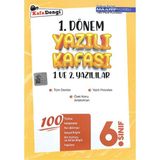 Kafa Dengi Yayınları Kafadengi 6. Sınıf 1. Dönem Yazılı Kafası 1. ve 2. Yazılılar Kafa
