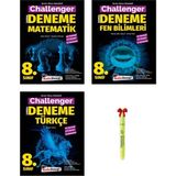 Kafa Dengi Yayınları LGS 8.Sınıf Challenger Matematik Fen Bilimleri Türkçe Deneme