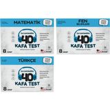 Kafa Dengi Yayınları Lgs 8. Sınıf Çöz Bitir Yaprak Test Matematik Fen Ve Türkçe 3Lü Set