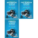 Kafa Dengi Yayınları Lgs 8. Sınıf Soru Bankası Matematik Fen Ve Türkçe 3Lü Set