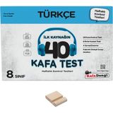 Kafa Dengi Yayınları Lgs 8. Sınıf Türkçe 40 Kafa Test ve Telefon Standı