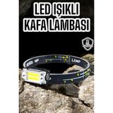 Kafa Lambası Kamp Feneri Balıkçı Feneri Başlıklı Suya Dayanıklı