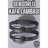 Kafa Lambası Kamp Lambası Led Işık Şarjlı Ayarlanabilir FRTKGT25DYMUCZHS43LAMBA2