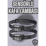 Kafa Lambası Kamp Lambası Led Işık Şarjlı Ayarlanabilir P122360s6763