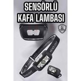 Kafa Lambası Kamp Lambası Sensörlü Şarjlı Ayarlanabilir - KR0025-5MRCD3 - Çok Renkli