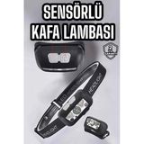 Kafa Lambası Kamp Lambası Sensörlü Şarjlı Ayarlanabilir Mir52600584
