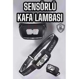 Kafa Lambası Kamp Lambası Sensörlü Şarjlı Ayarlanabilir P122361s5343