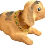 KAFA SALLAYAN KÖPEK ARABA SÜSÜ KAHVERENGİ RENK 14 CM